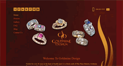 Desktop Screenshot of goldminedesignjewelers.com